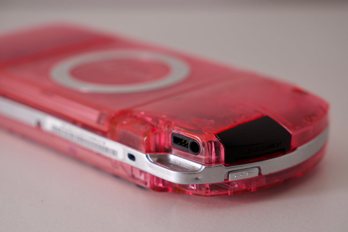 Custom PSP-1000 | Transparent Pink - Upgraded IPS Display