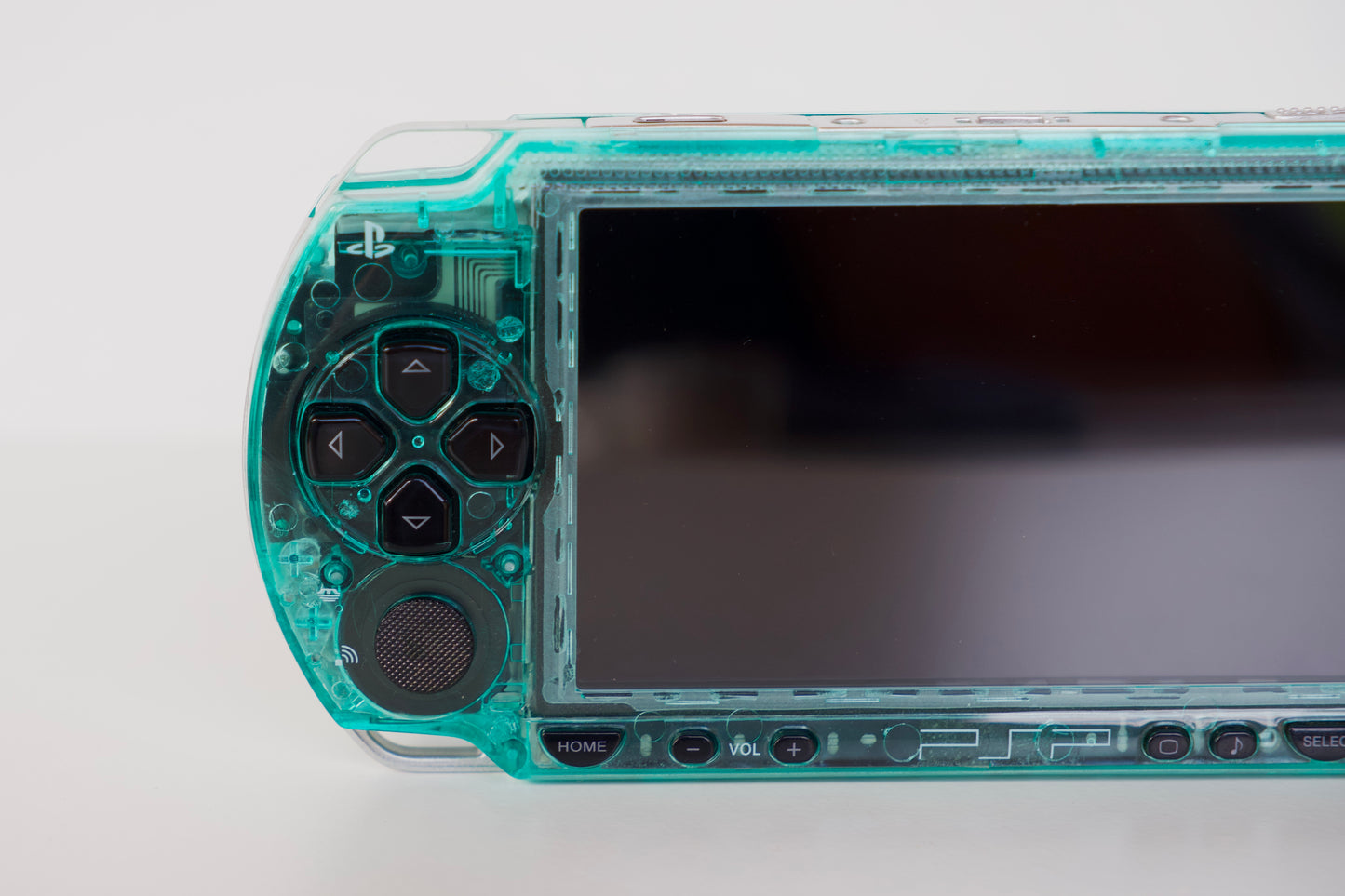 Custom PSP-1000 | Transparent Green - Upgraded IPS Display