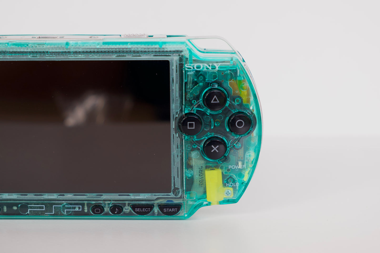 Custom PSP-1000 | Transparent Green - Upgraded IPS Display