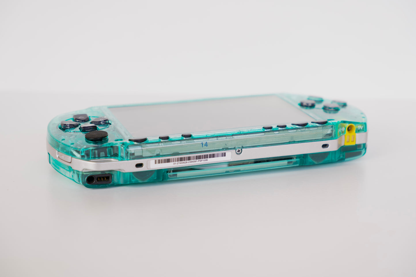 Custom PSP-1000 | Transparent Green - Upgraded IPS Display