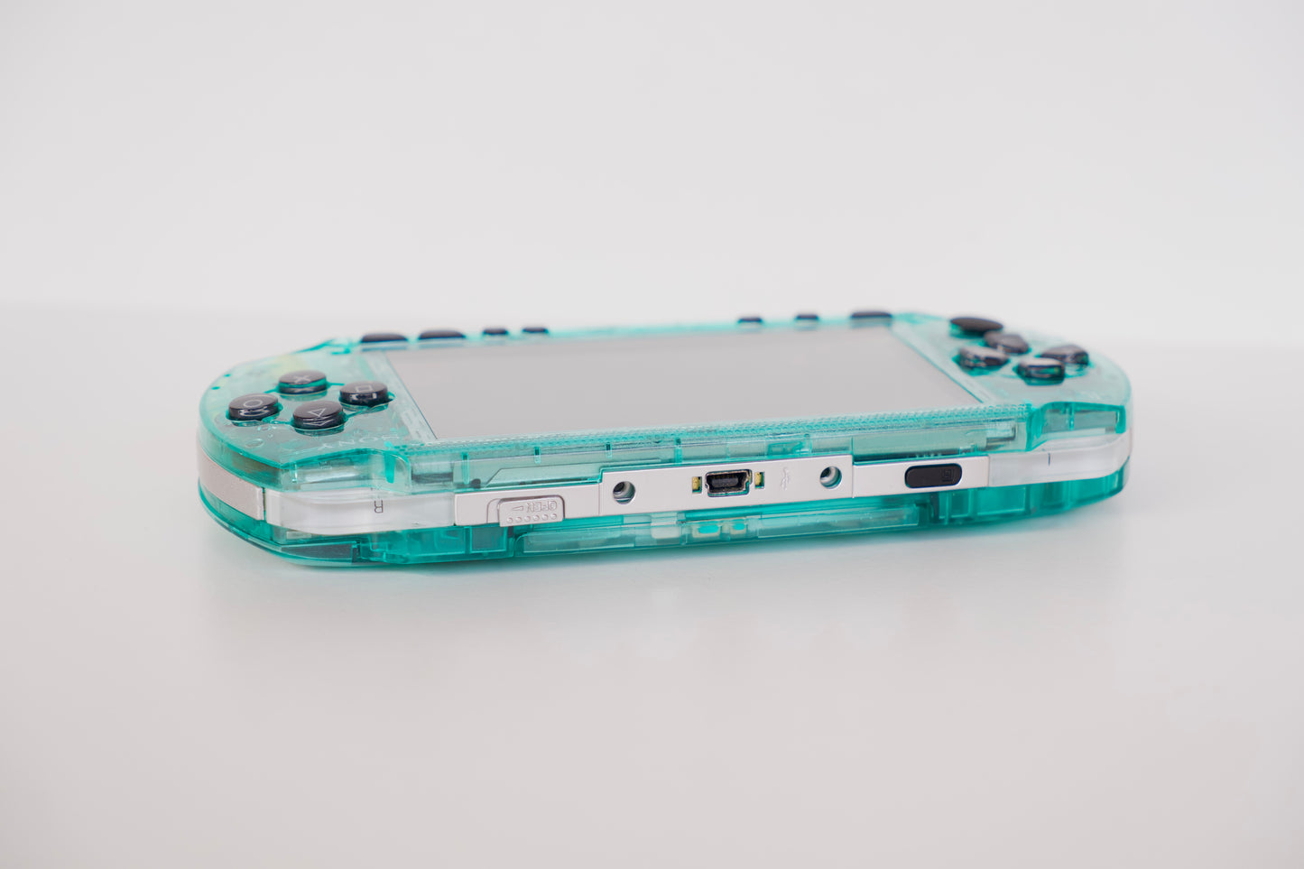 Custom PSP-1000 | Transparent Green - Upgraded IPS Display