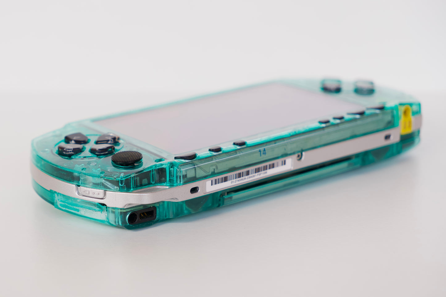 Custom PSP-1000 | Transparent Green - Upgraded IPS Display