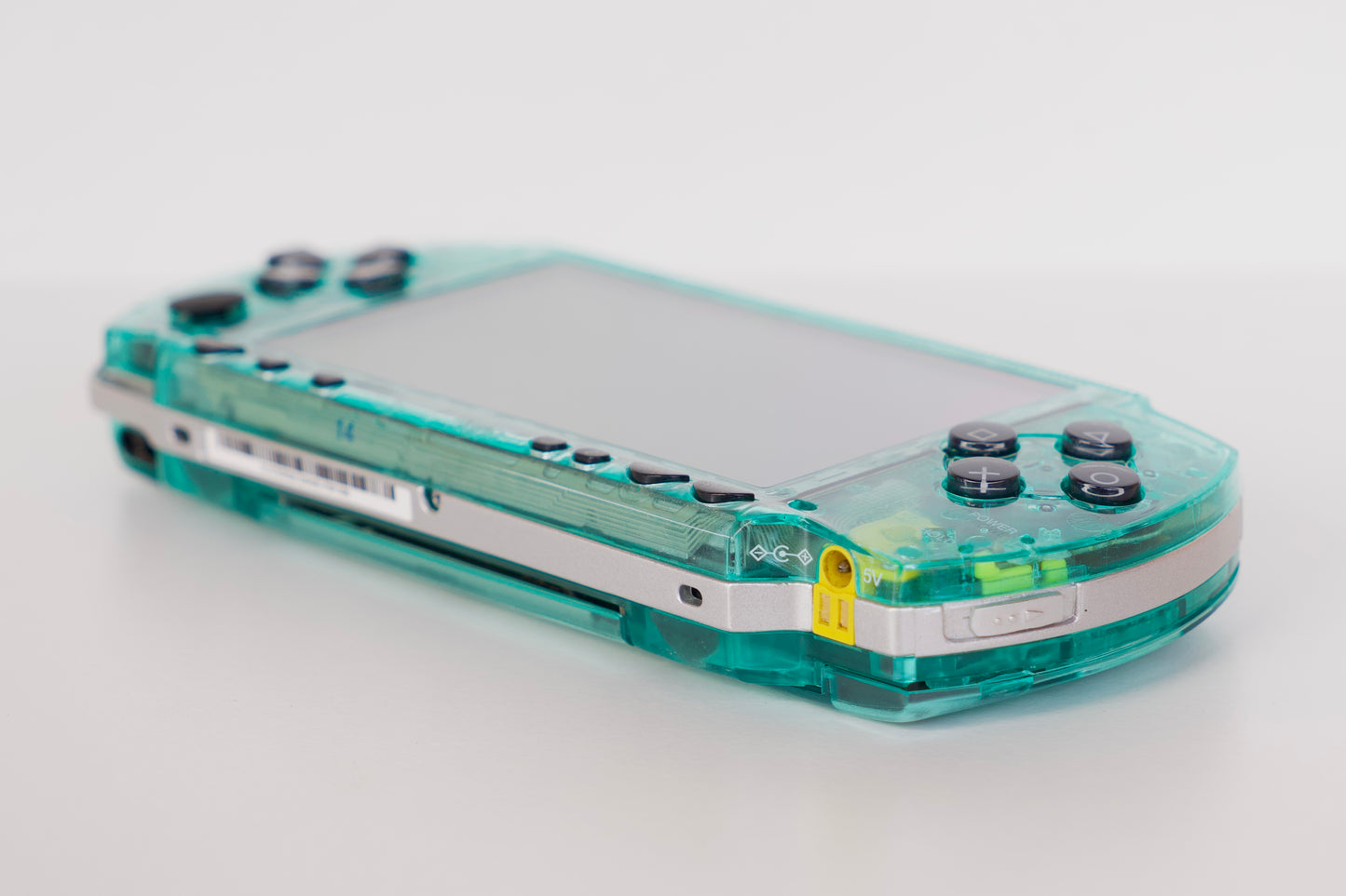 Custom PSP-1000 | Transparent Green - Upgraded IPS Display