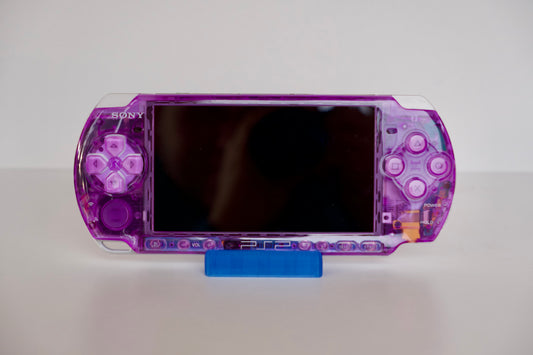 Transparent Purple Sony PSP 3000 Custom Console - 64GB Memory Card