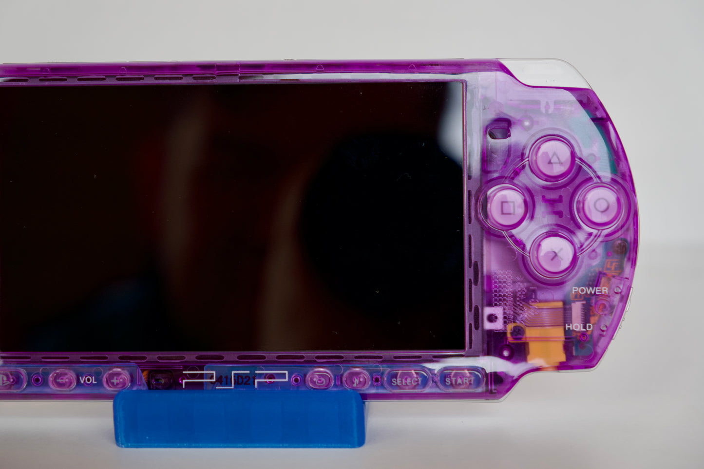 Transparent Purple Sony PSP 3000 Custom Console - 64GB Memory Card