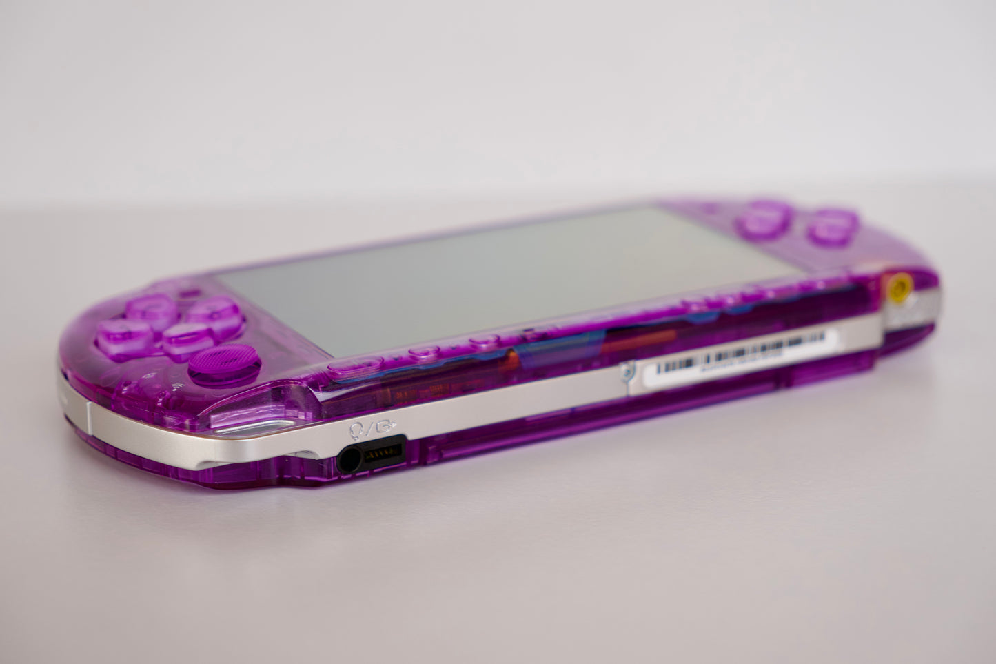 Transparent Purple Sony PSP 3000 Custom Console - 64GB Memory Card